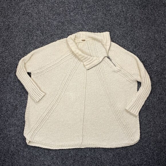 FREE PEOPLE Sweater Women's Twirl All Around Oversized Poncho Pullover Size XS/S - Picture 1 of 7